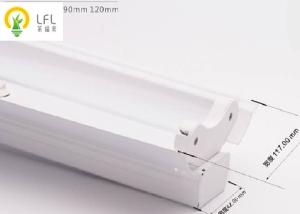 China Batten Light Fitting For T5 Tube Batten , Plastics / Metal Material LED Batten Fitting factory