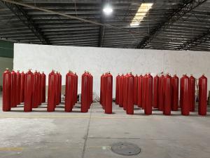 China 60s CO2 Gas Suppression System Carbon Dioxide Cylinder 70Ltr factory