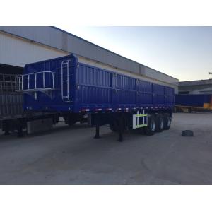 China Dongfeng 3 Axle Side Wall Semi Trailer / Cargo Semi Trailer With Capacity 50T FUWA Axle factory