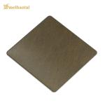 0.75mm Thickness Stainless Steel Sheet Red Color Hairline Brushed Decorative