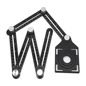 6-Sided Angle Measurement Tool Tile Hole Locator