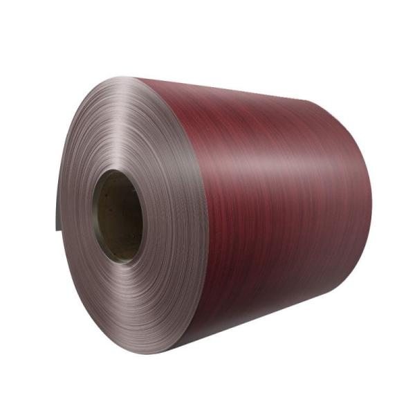 China 1.2mm Thickness Imitation Wood Roller Coated Aluminum Coil factory