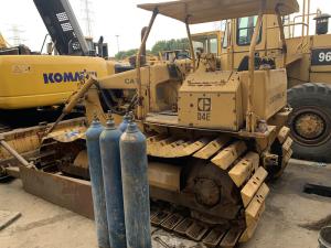 China Open Cabin Used CAT D4E LGP Bulldozer , Swamp Track Shoes CAT D4E DOZER factory