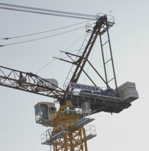China Sinocorp Luffing Tower Crane Jib 12 Ton factory