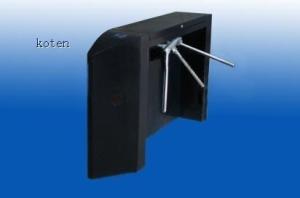 China Black Color Turnstile Gate Systems Cold Rolling Iron Painted Housing factory