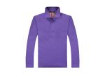 Cotton 2 - ply Interlock Button Cuffs Long Sleeve Polo Shirts Casual Type