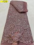 Luxury bridal wedding dress handmade beaded lace embroidery african lace Ghana