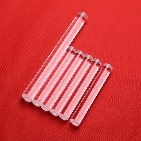 High Temperature Resistant High Purity Quartz Rod Light Guide Rod Quartz Glass