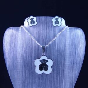 China High Quality Stainless Steel Jewelry Set LUS37-1 factory