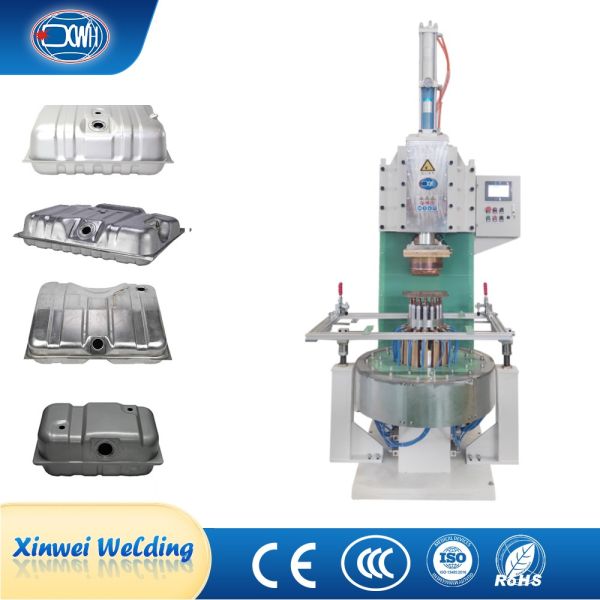 New 50 KVA Semi-automatic Aluminum Metal Steel China Made Pneumatic Standing 3Mm Resistance Welder Oil Tank Welding Machine Fuel 28