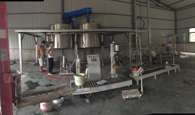 Explosion Proof Liquid Weighing Filling Machine Paint / Coating / Ink / Chemical / Paint