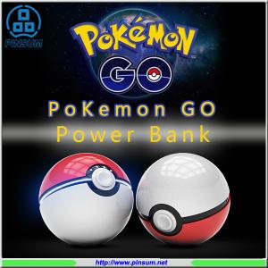 China Pokemon ball 12000mah power bank with night lighting factory