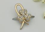 Clover Shaped Plastic Shoe Buckles 41*22MM Suitable For Gifts Shoe Durable