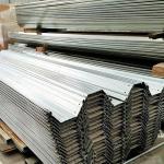 Rain Gutters Greenhouse Metal Frame Parts Galvanized Steel For Poly Tunnel