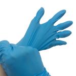 Blue Nitrile Disposable Gloves CE FDA, Latex Free Gloves, Powder Free