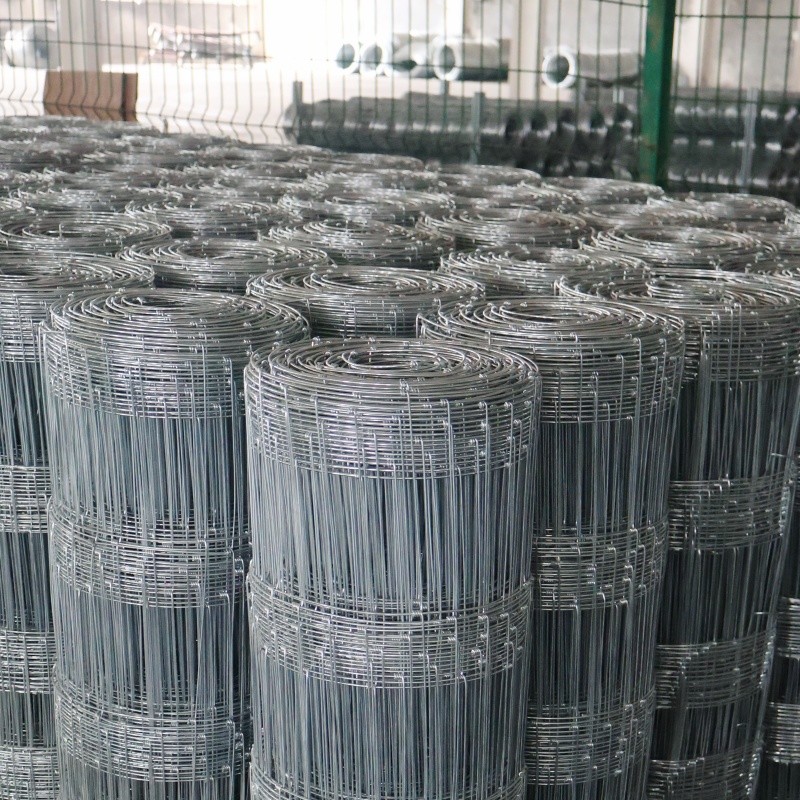 10m-30m Galvanized Grassland Wire Mesh Fence Netting For Sheep Field Deer Farm