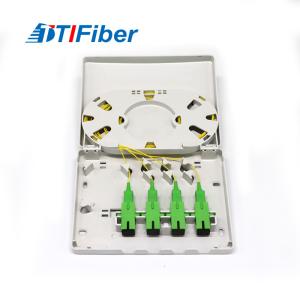 FTTH Plastic IP65 Fiber Optic Terminal Box Singlemode Multimode