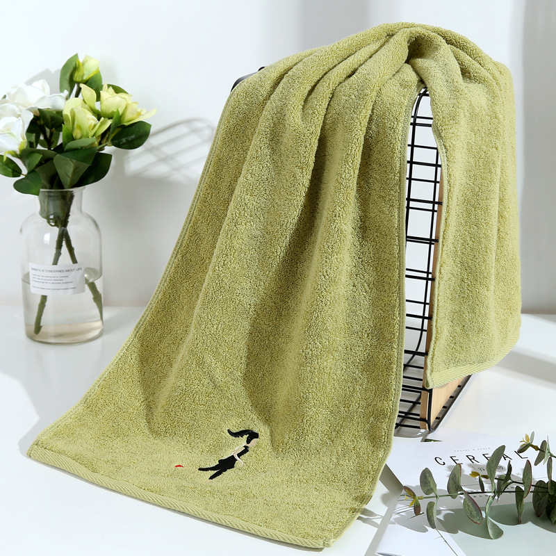 Embroidered 180gsm Custom Logo Quick-drying Sports Towel for Extended Outdoor Fitness