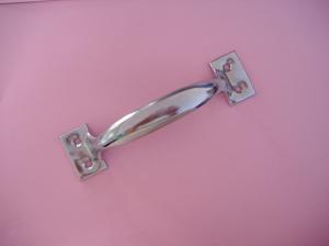 China Cast Iron Cupboard Handles , Metal Dresser Handles Zinc / Chrome / Copper Plating factory