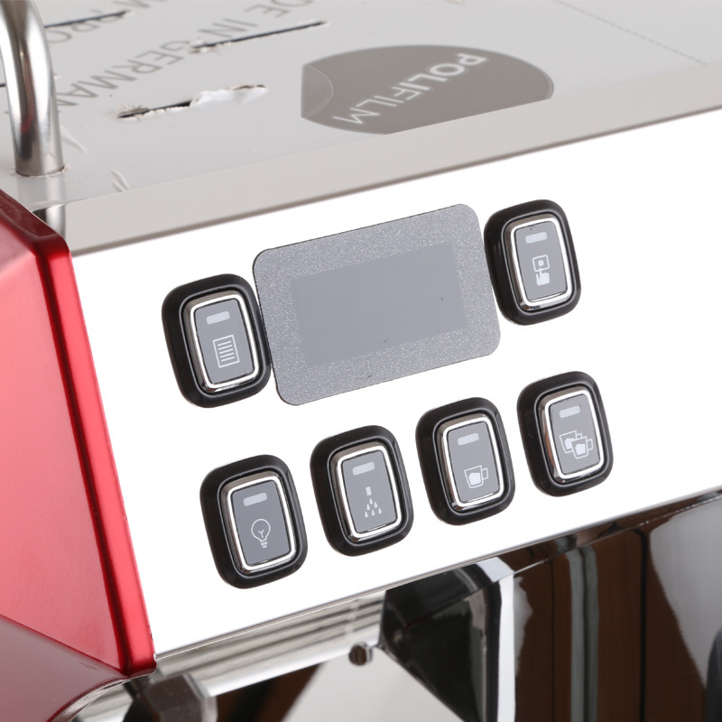 Rotary Single Group Coffee Machines 220V 3200W Red Espresso Machine