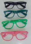 Rainbow 3d fireworks glasses lazer viewers / colored plastic glasses