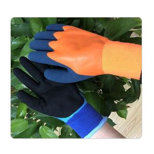 China Decorating Winter Warm Colorful Rubber Grip Small Hands Palm Coated Gloves factory