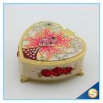 Promotion Gift Metal Zinc Alloy Jewelry Box with Mirror