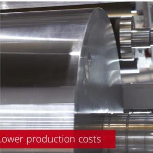 China Vacuum Metallizer Cooling Roller ISO Aluminum Ceramic Coating Drum Roller factory