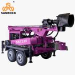 200m Deep Water Well Drilling Equipment Small Trailer Mounted Water Well Drill