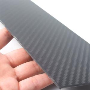 China Industrial 3K Plain Weave Carbon Fiber Board Light Weight factory