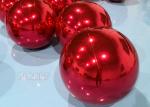 Christmas Decorative Ball 60cm Red PVC Inflatable Mirror Ball
