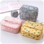 Large Capacity Cute Cartoon Waterproof Polyester Makeup Organizer Bag