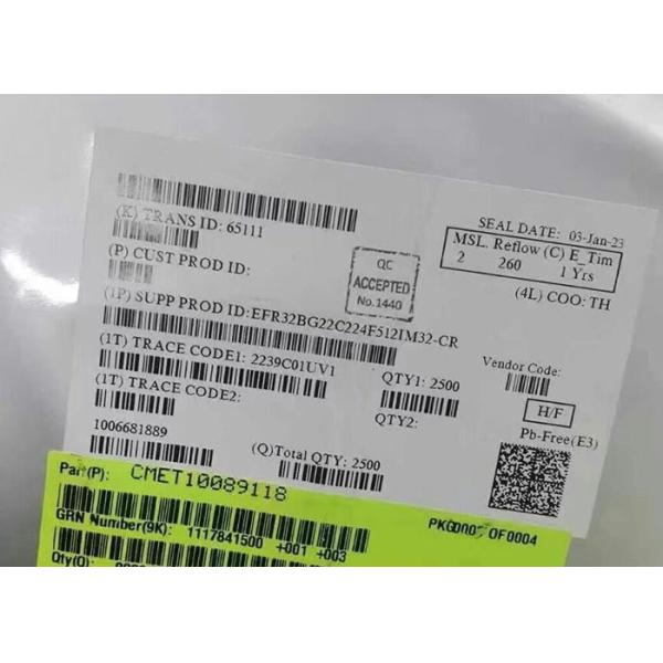 Wireless Communication Module EFR32BG22C224F512IM32-CR High Performance 2.4GHz