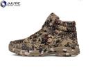Rubber Military Tactical Shoes , Military Desert Boots US Woodland Air Mesh