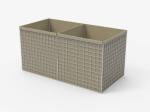 Heavy Duty Defensive Barrier Geotextile Lined Unit Earth Filled Welded Mesh
