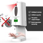 ABS Touchless Hand Sanitizer Dispenser High Temperature Warning