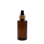 200ml biodegradable amber plastic packaging water mist spray bottle with bamboo