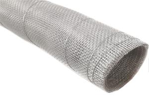 China 1m Width Woven Iron 4mm Dia Square Wire Mesh factory