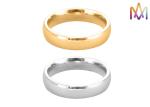 Simple Style Rustproof Stainless Steel Engraving Ring