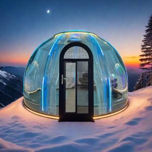 China Outdoor Full 360°Transparency Bubble Tent Clear Igloo Best Geodesic Bubble Dome House factory