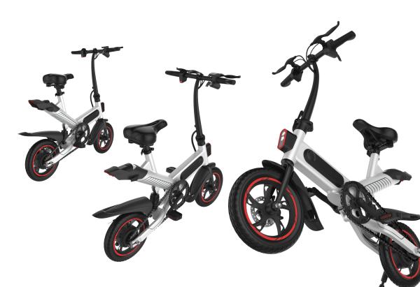 Pedal Assist Small Folding Electric Bike For Leisure / Sport Aluminium Alloy