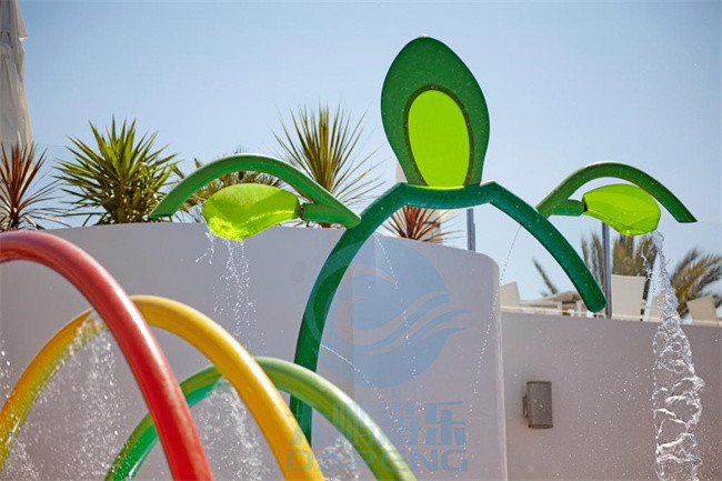 Aqua Playground Splash Structure Stainless Steel Water Sprinkler Sea Turtle Spray