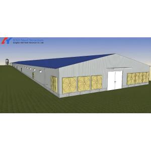China Prefabricated Steel Poultry Farm House with Ventilation System - Q235/Q355 H Section on sale
