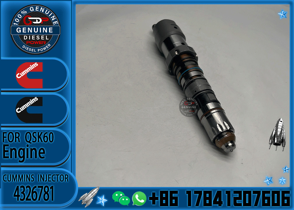 4088428 QSK23 Diesel Engine Common Rail Fuel Injector 4001813 4087893 4326780 4088416 4326781