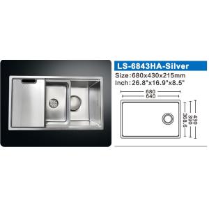 China Commercial Integrated Stainless Steel Kitchen Sink Stretching Basin ODM on sale