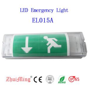 China Wall Surface Mounted Waterproof Emergency Light , LED Emergency Bulkhead Light IP 65 factory