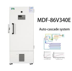 China Auto Cascade Cooling System Biomedical Ultra Low Lab Freezer For Vaccine Medical Equipment factory