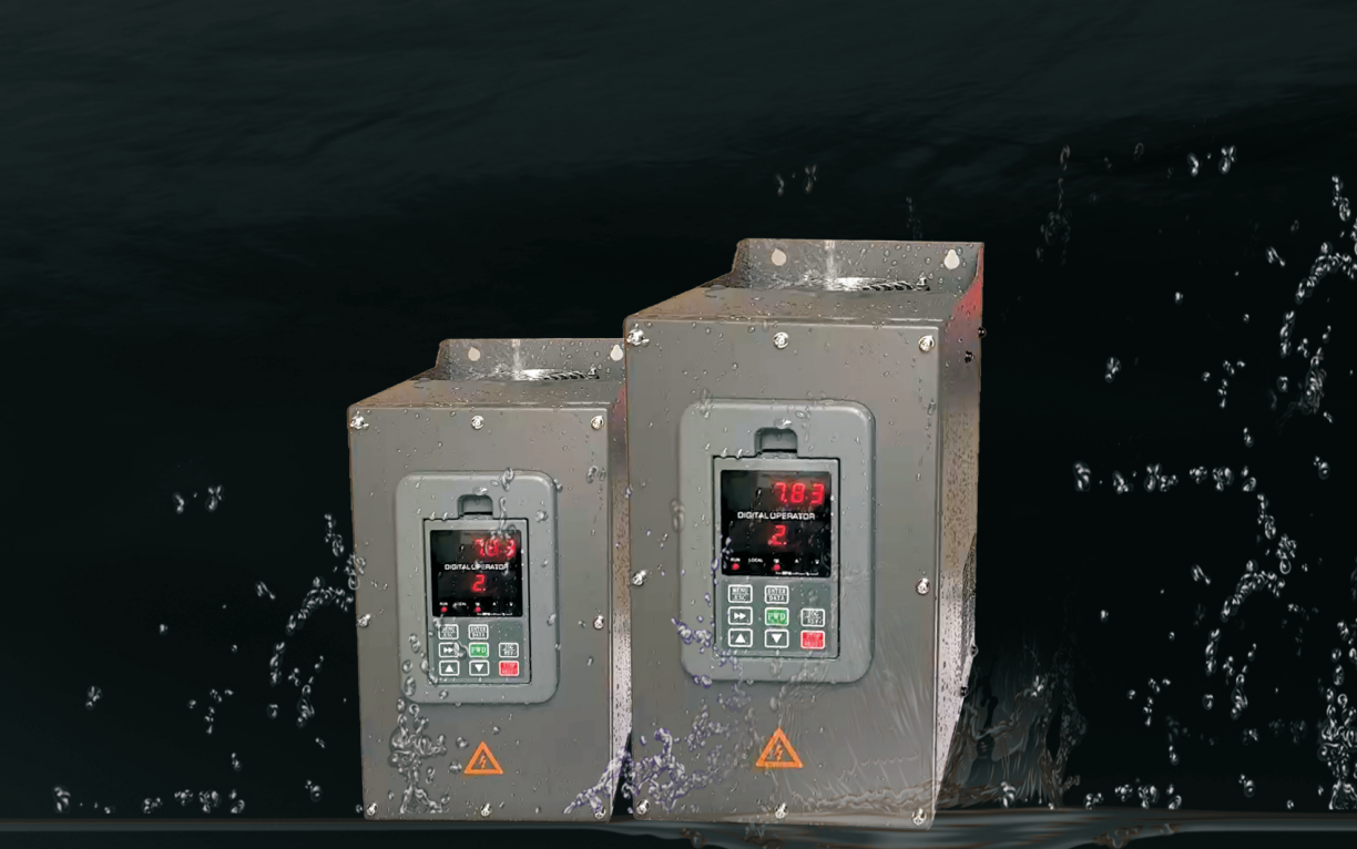 Waterproof Frequency Inverter | IP54 Rated For Industrial/Pump Use | 220V-440V VFD Drive