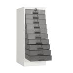 10 Drawers Medical Instrument Cabinet Industrial Metal Storage Cabinets