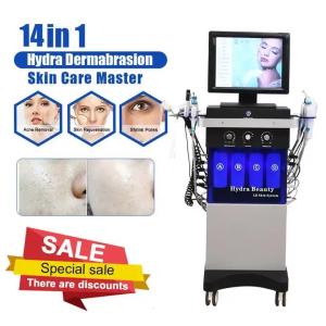 China Stationary Professional Hydrafacial Machine 50Hz / 60Hz Hydrafacial Aqua Peeling Machine factory